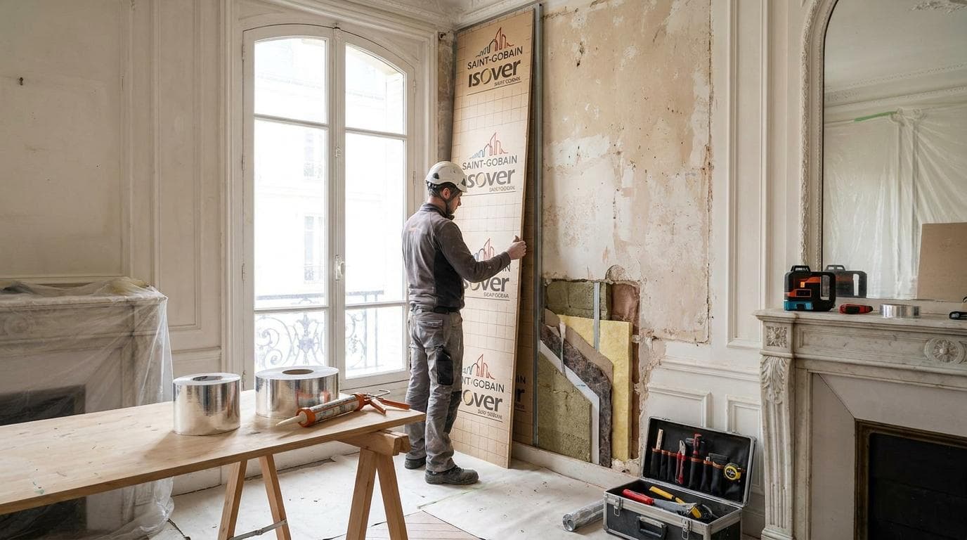 Isolation & DPE — réalisation RenovIntérieur en Île-de-France