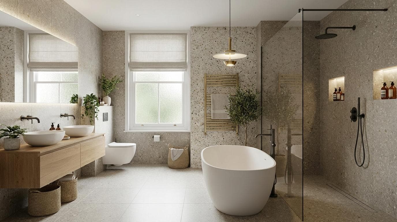 Salle de bain étanche — réalisation RenovIntérieur en Île-de-France