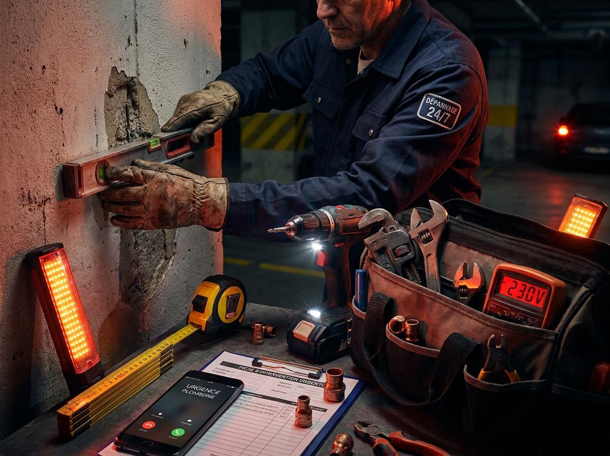 Dépannage urgent plomberie électricité