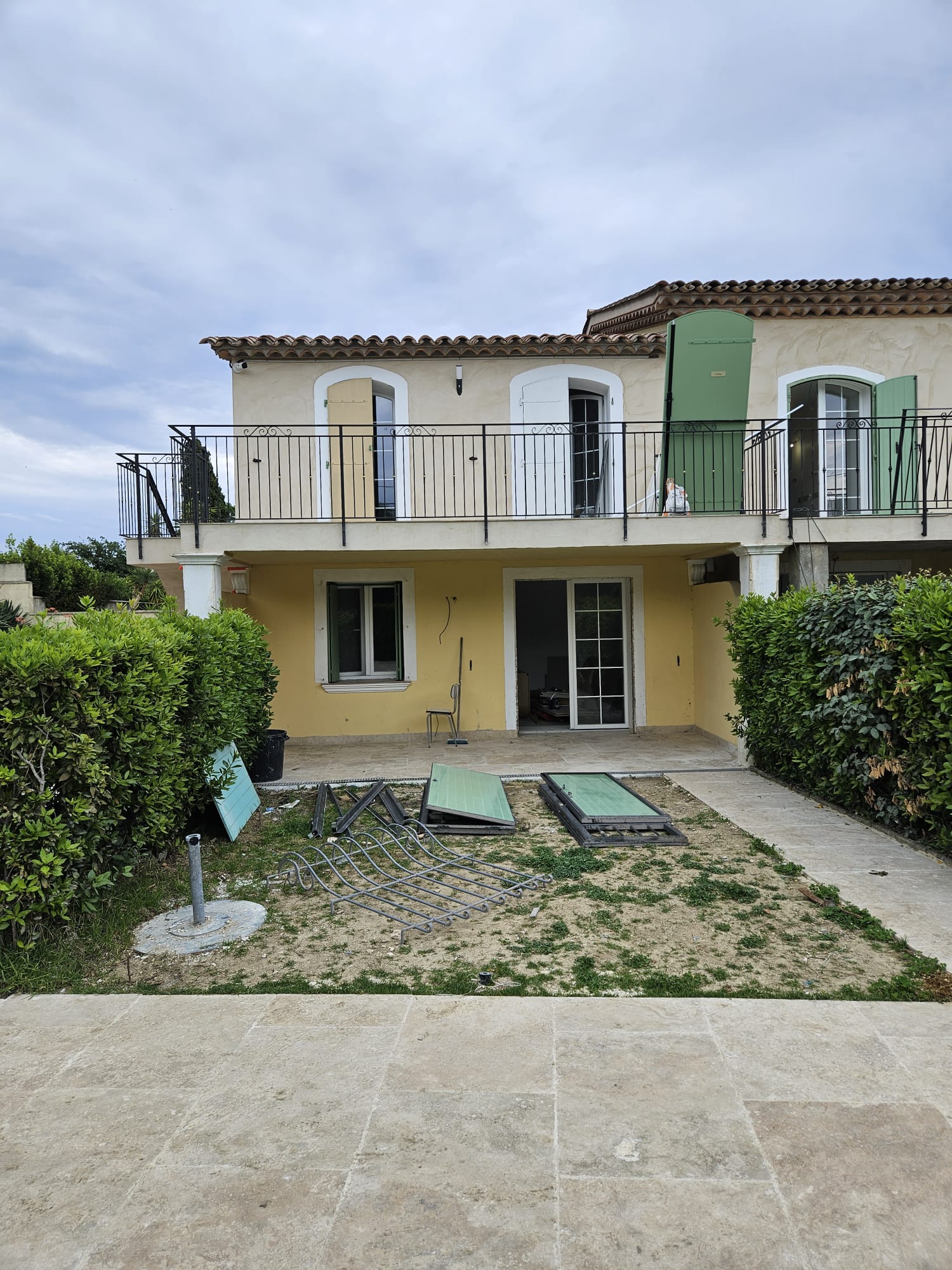 Façade d'un projet de rénovation